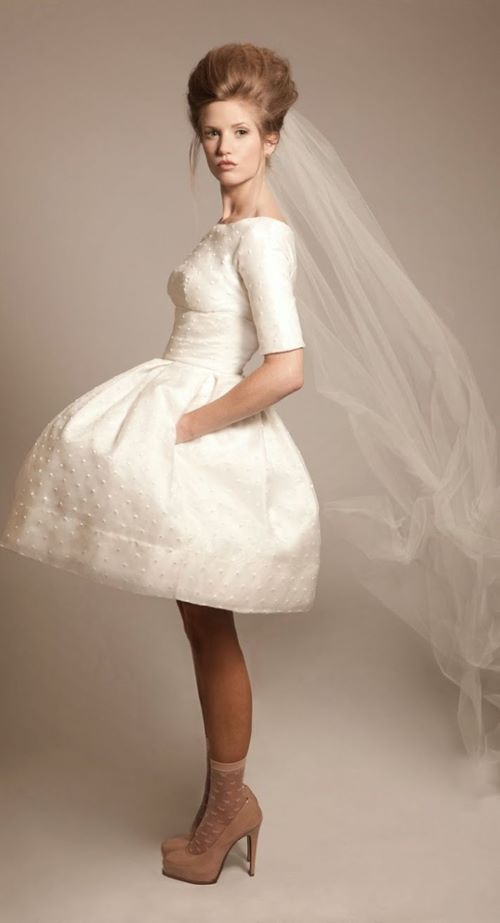 1960 style wedding dresses